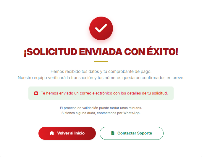 Espera la confirmacion